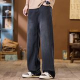 2025年夏季天丝牛仔裤男士宽松直筒阔腿长裤子无差价NZ6843-P50，商品下架区，电商A076