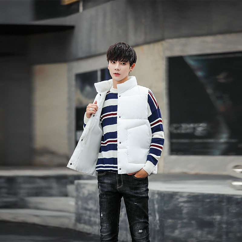 羽绒棉马甲男女秋冬情侣中性风坎肩大版外套TIM挂拍3MJ12，男装背心/马甲，电商A076