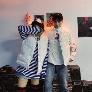 羽绒棉马甲男女秋冬情侣风模特中性风棉衣港外套16MJ12,男装背心/马甲,电商A076