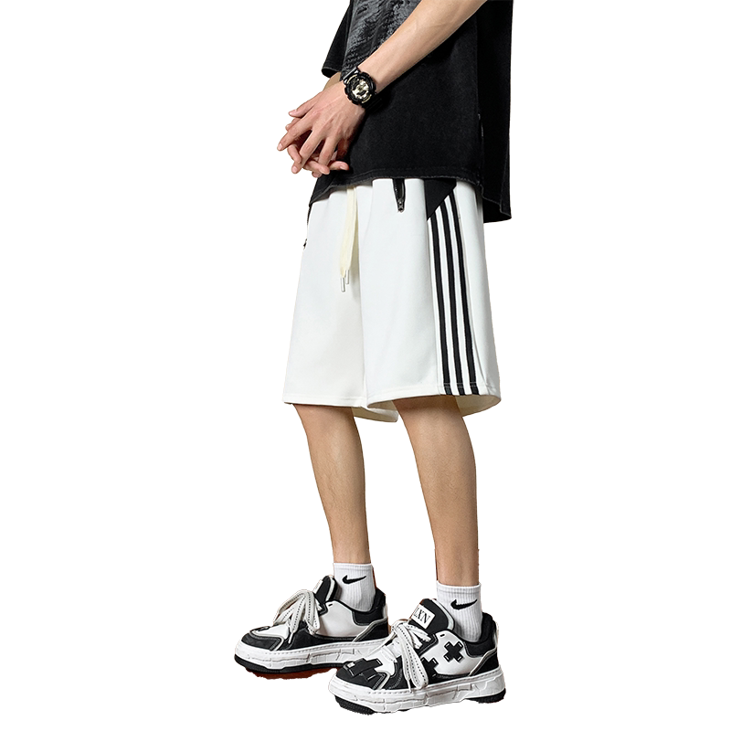 菠萝格五分短裤男直筒运动裤抖音直播港风模特无差价DK8832-特P22,男装牛仔裤,电商A076