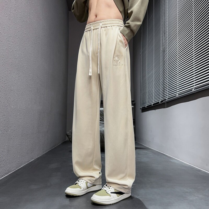 2025新款男士春秋季大码休闲直筒裤潮流运动裤子CK2571-特P39,女装休闲裤,电商A076