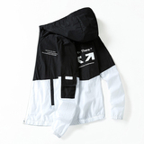 冰丝工装外套男夏季超薄透气宽松情侣防晒衣服白底图4FS2908-P20，男装夹克，电商A076