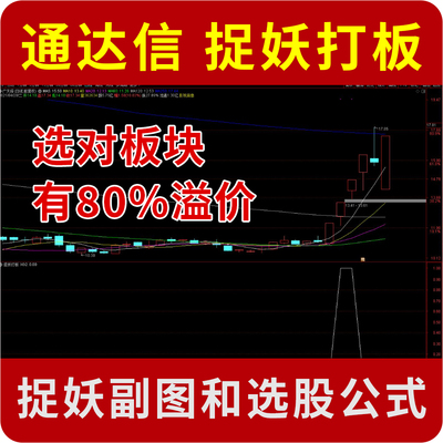 通达信短线打板捉妖股副图预警