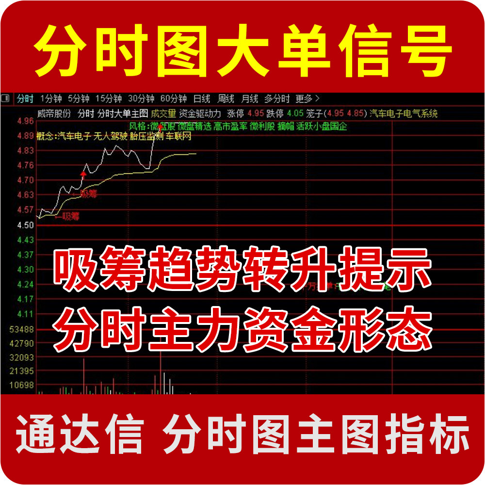 通达信分时做T指标分时大单量图片