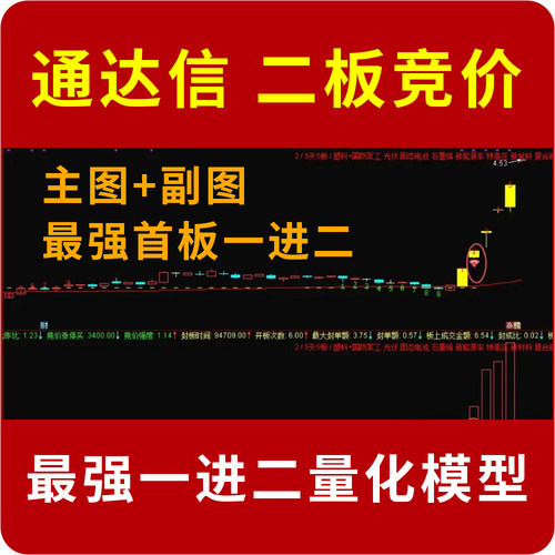 最强一进二竞价指标公式源码