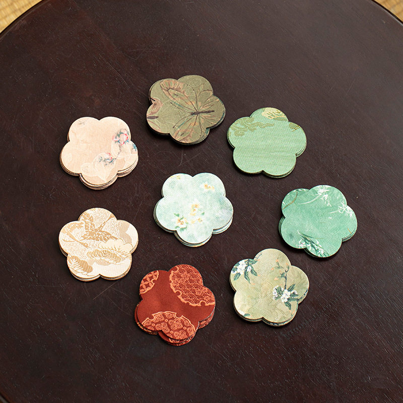 家用布艺防水茶杯垫新中式茶托防滑烫隔热垫品茗杯功夫茶具配件,餐饮具,茶道/零配,淘宝优惠券,粉丝福利购,淘宝优惠卷