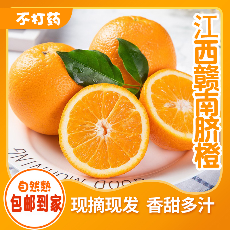（顺丰）正宗江西赣南脐橙新鲜10斤现摘赣州信丰橙子产地直发水果