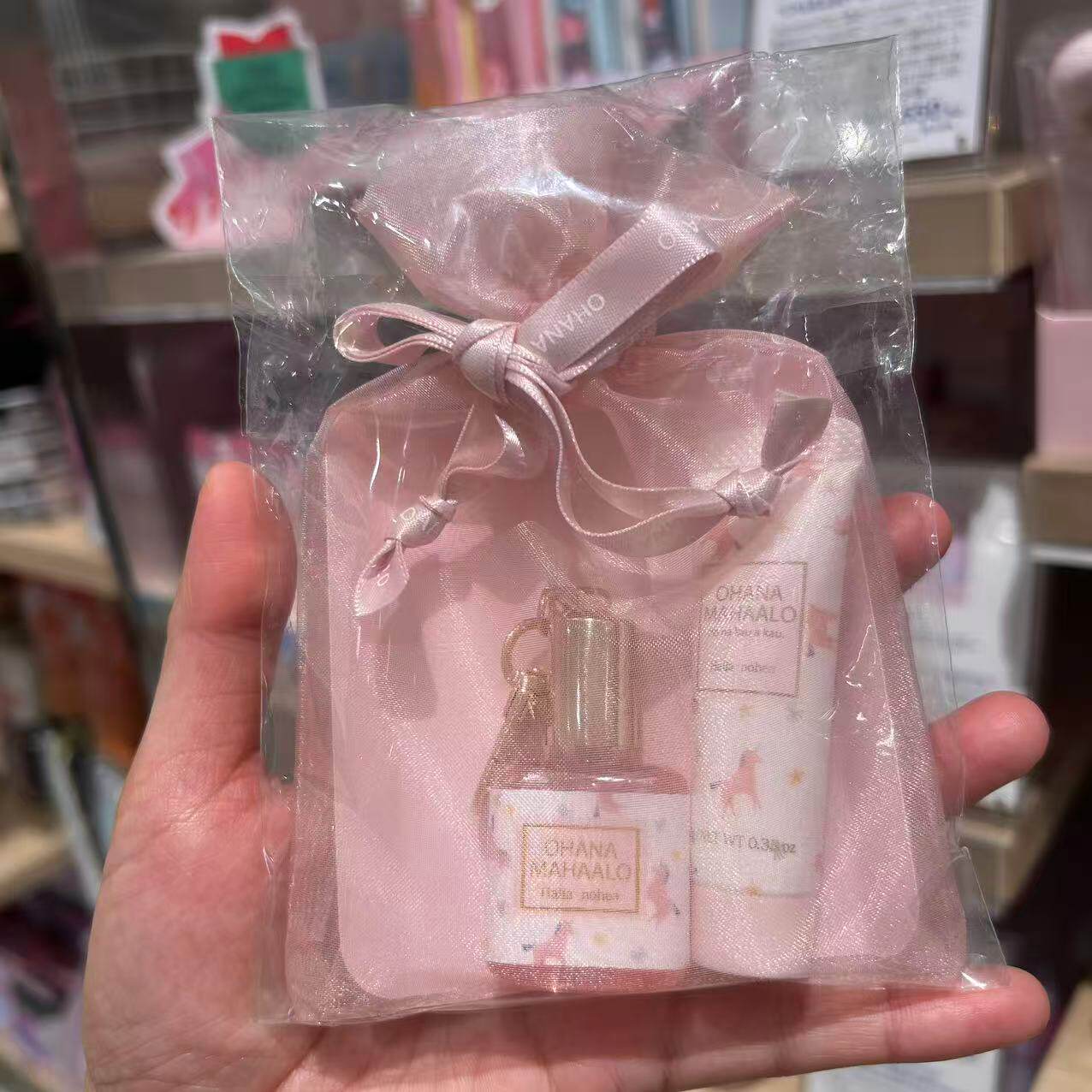 现货！护手霜香水钥匙挂扣ohana mahaalo限定新品爱恋茉莉独角兽
