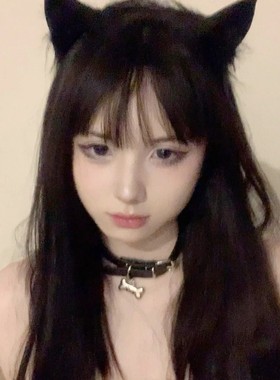 狗骨头y2k亚文化辣妹甜酷脖颈环choker项圈女朋克风项链