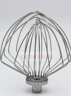 美国kitchenaid 7QT 搅拌机配件 打蛋器   KSMC7QEW 不锈钢打蛋头