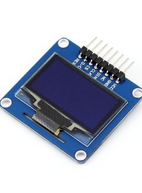 1.3inch OLED (A)树莓派SH1106 OLED显示屏模块128×64蓝色弯排针