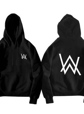 alanwalker 嘉豪同款战衣艾伦沃克卫衣 口罩哥秋冬新品连帽衫上衣