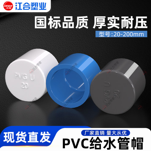 PVC给水堵帽管堵闷头厂家直销