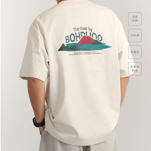 BOHRHOO25SS「复古剪报」凉感T恤