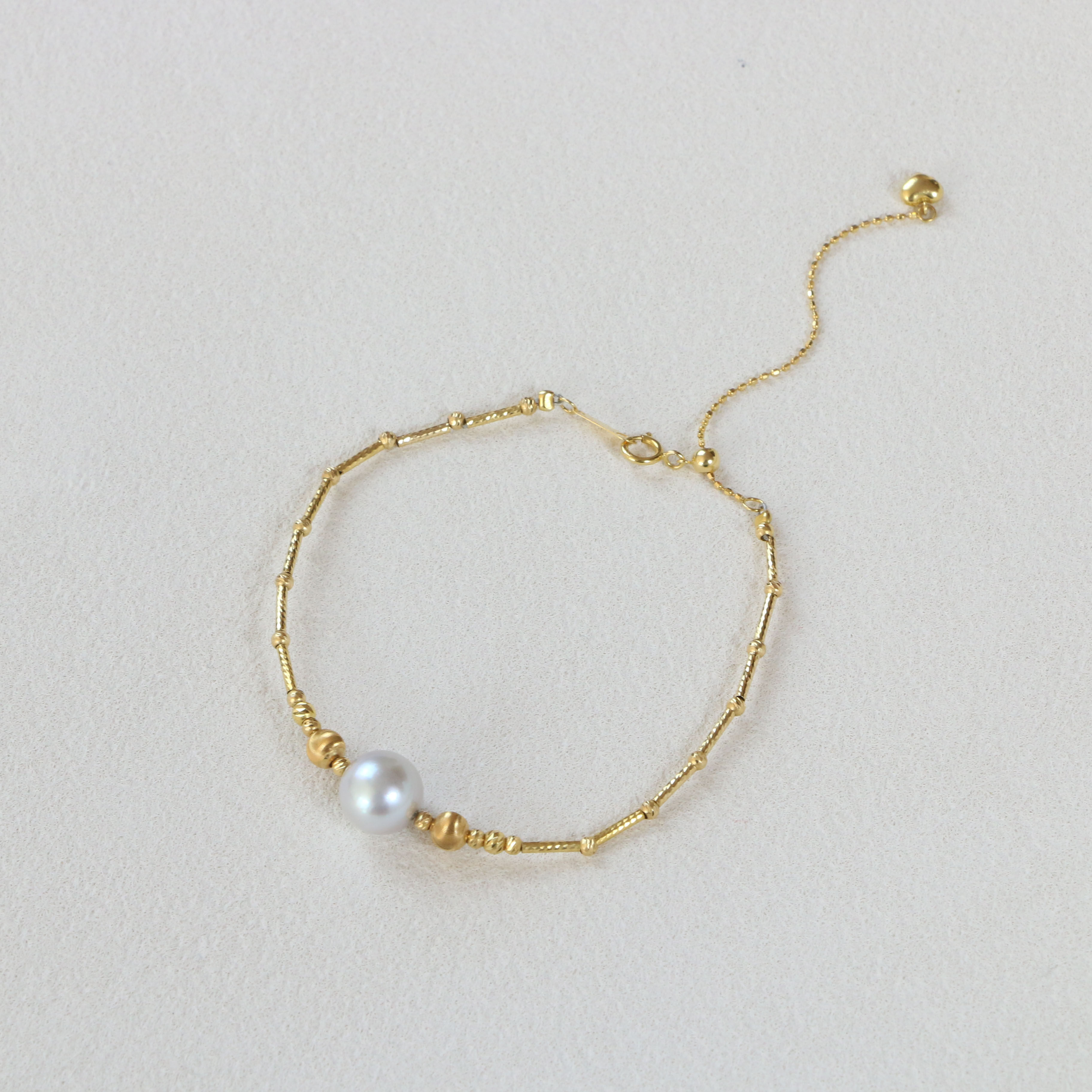 【可乐优选】8mm18K金海水真多麻珍珠手链（14+5cm）,珠宝/钻石/翡翠,手饰,淘宝优惠券,粉丝福利购,淘宝优惠卷