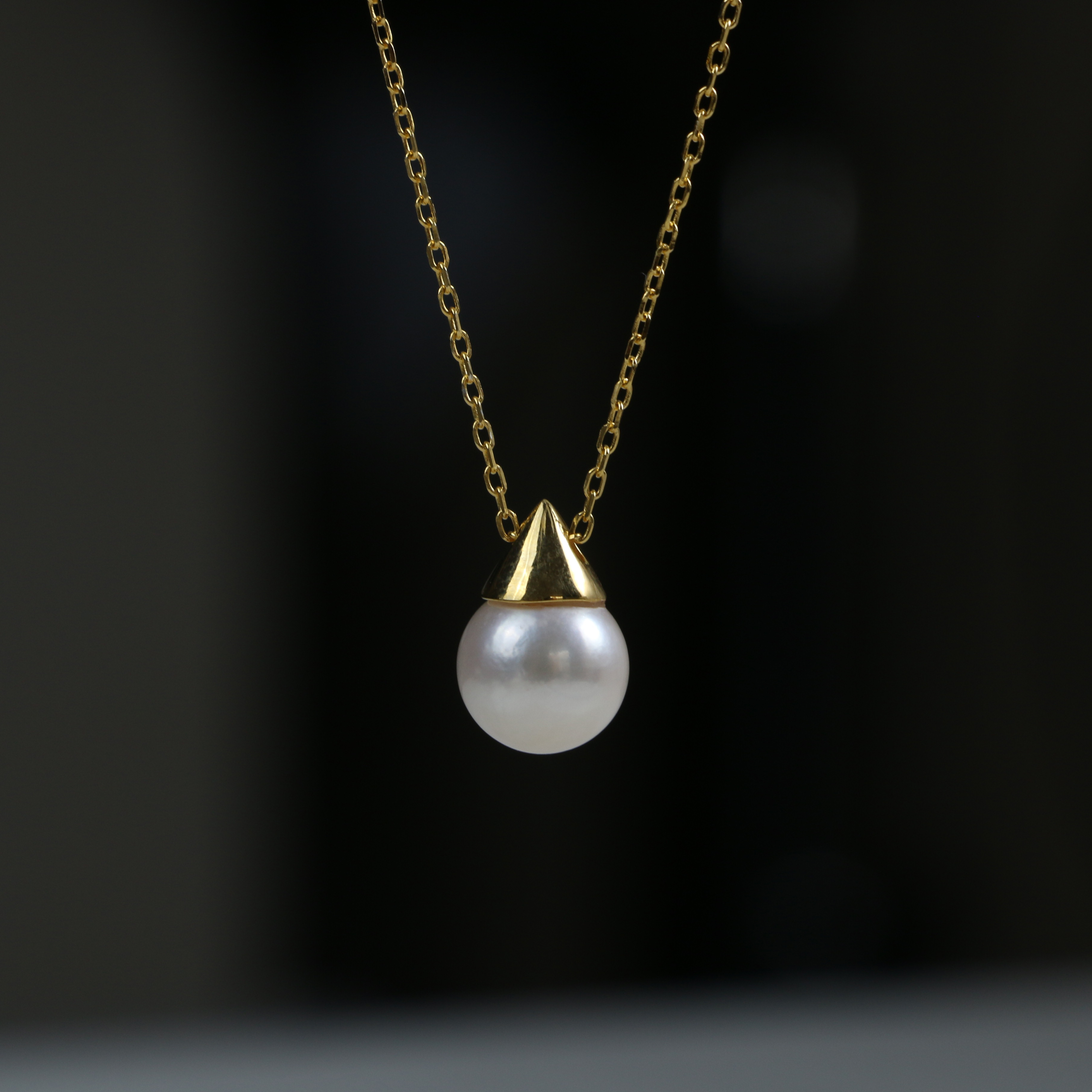 【可乐优选】8-9mmS925银海水akoya珍珠雪人吊坠