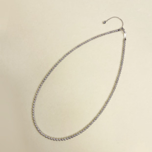 4mm海水真多麻七彩炫光珍珠项链 925银3 可乐优选