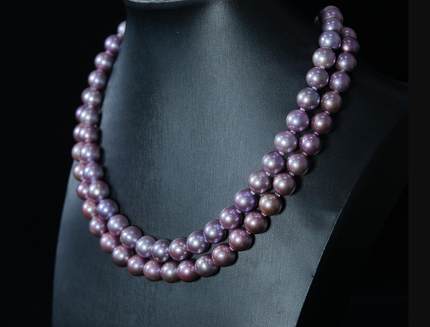 【可乐优选】9-10mm银925天然淡水珍珠项链