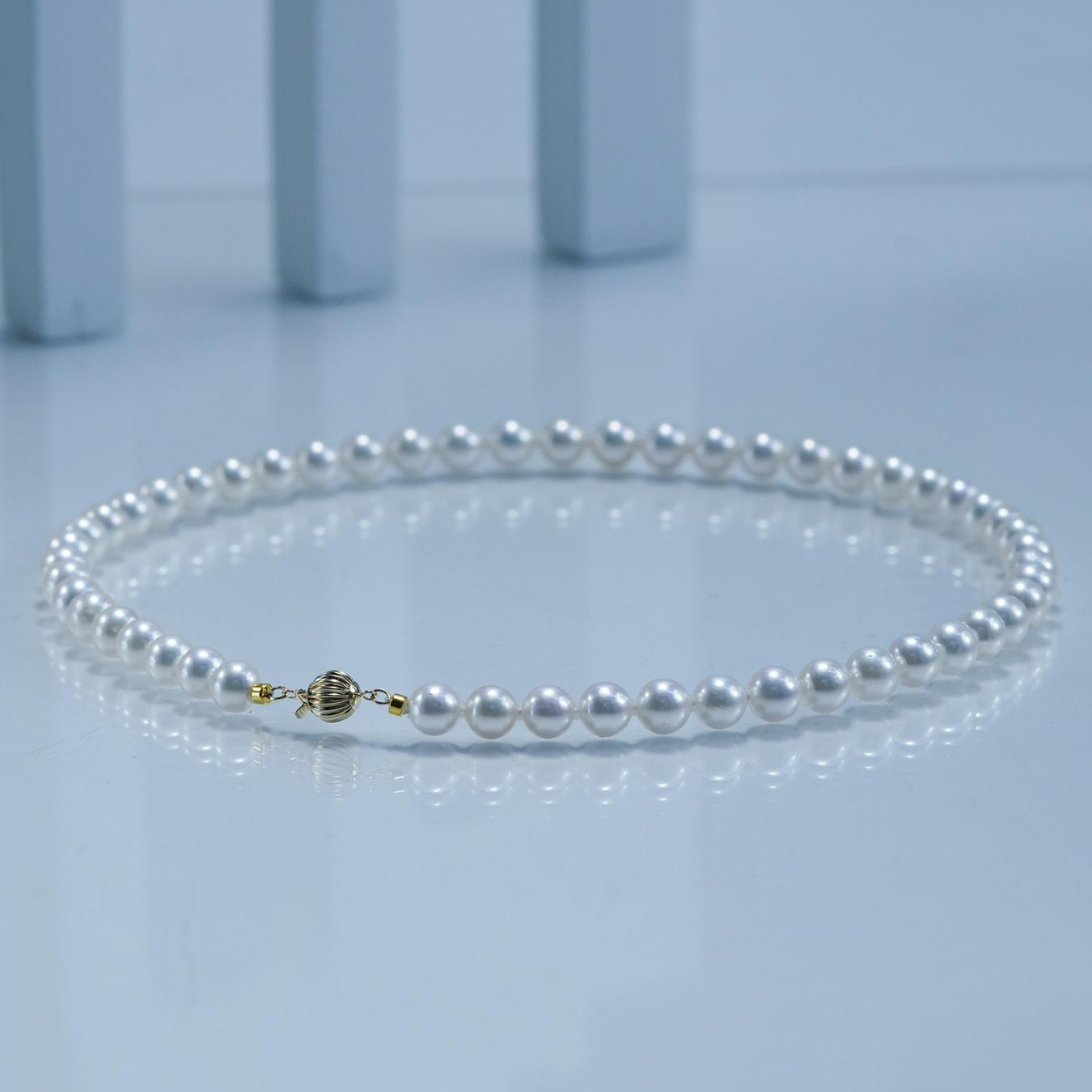 【可乐优选】14k金8-9mm海水akoya珍珠满串