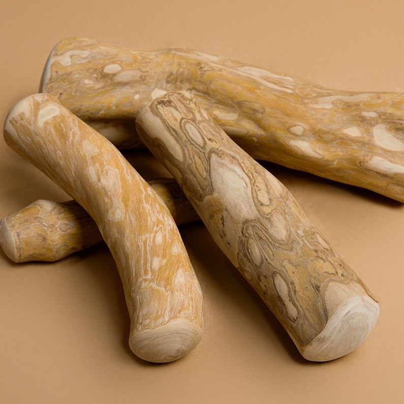 狗狗天然咖啡磨牙棒  健康耐咬洁齿宠物解闷玩具天然咖啡木