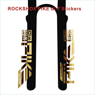 2024 rockshox PikeUlt前叉贴山地车贴纸雕刻镂空贴纸