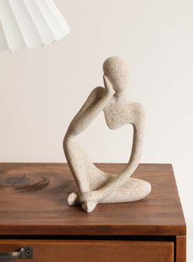 创意摆件人物抽象树脂拍摄道具