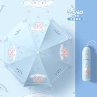 Sanrio automatic umbrella Cartoon sun protection umbrella for women, suitable for both sunny and rainy days, large-eared dog and cinnamon dog portable sun protection umbrella for men thumbnail 3