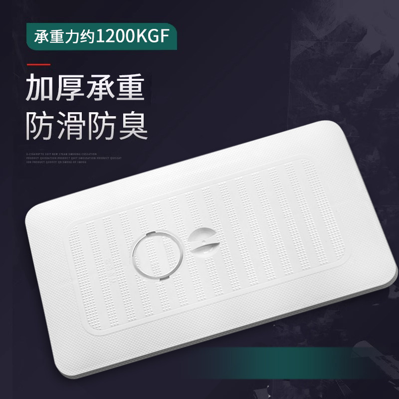 防滑堵臭厕所加厚承重蹲便器盖板