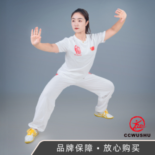 太极t恤女武术t恤太极短袖t恤太极图案t恤短袖夏太极服武术服儿童