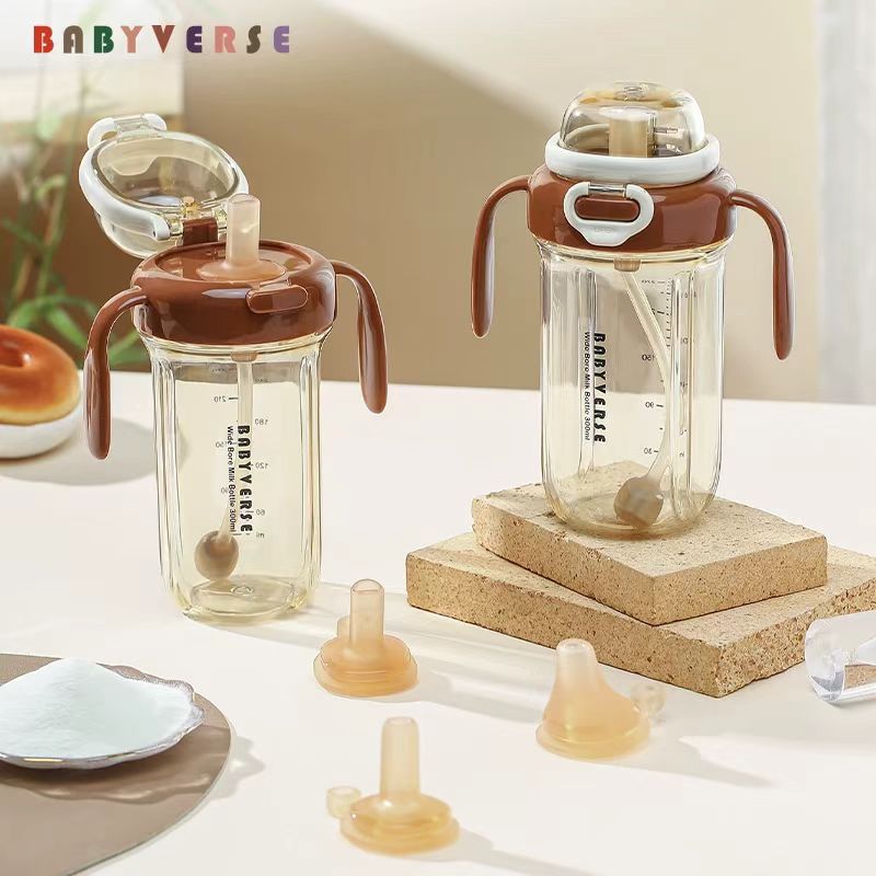 适配BABYVERSE翻盖吸管奶瓶牛奶杯专用鸭嘴吸嘴吸管替换配件
