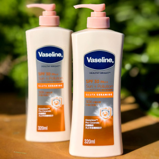 Vaseline凡士林SPF30透亮防晒修护润肤露身体乳维B3烟酰胺香港版