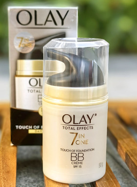 olay玉兰油多元修BB霜护防光霜SPF15七重功效遮斑隔离透白50g泰版