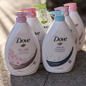 Dove多芬沐浴露乳霜深层滋养柔肤樱花粉盐柠檬1000ml舒敏温和港货