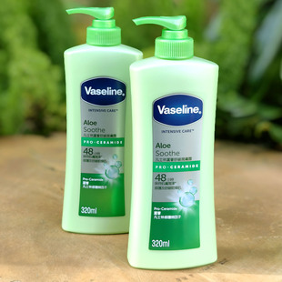 Vaseline凡士林芦荟保湿 润肤露护肤身体乳320ml全天持久香港进口