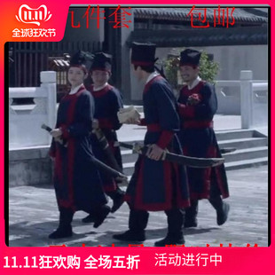 古代衙役服装明朝官差侍卫衙役服装轿夫狱卒古装衙门捕头捕快服装