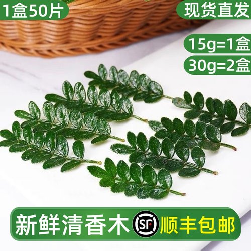 清香木蛋糕装饰用叶子新鲜烘培