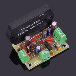 单声道80W HIFI发烧级成品板 经典 厚膜STK4042II大功率功放板