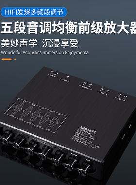 伟良EQ500SE发烧级前级放大器5段EQ音调音频处理效果器小型调音台