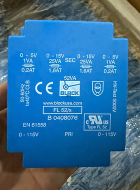 德国BLOCK密封变压器电源双15V1.6A双5V0.2A全新原装 解码器绝配