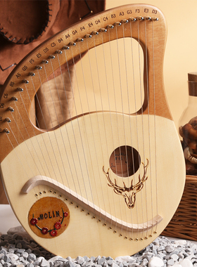 19/24弦莱雅琴小竖琴初学者小型里拉琴小众乐器lyre琴