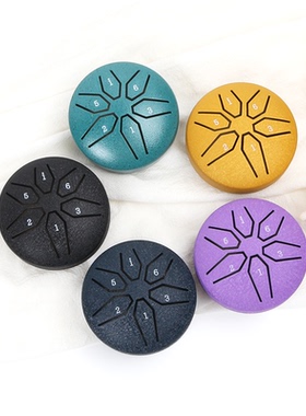 无聊就敲一敲~3寸迷你空灵鼓6音mini口袋小鼓乐器儿童学生礼物