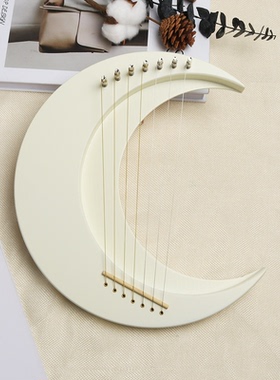 7弦19弦月牙琴莱雅琴月亮小竖琴初学lyre里拉琴小众冷门乐