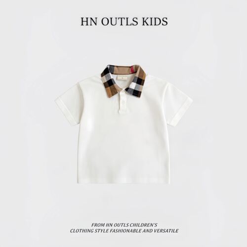 HNOUTLS男童女童短袖P衫