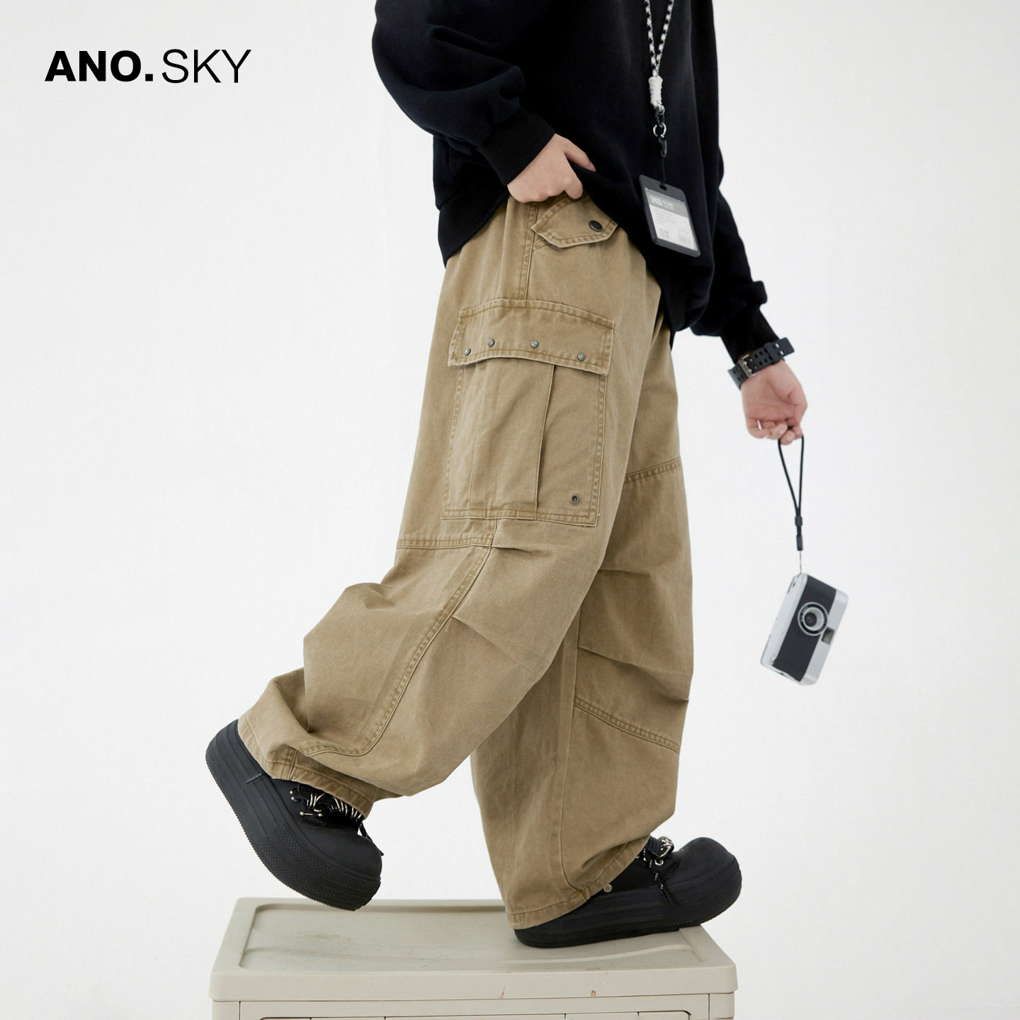anothersky男大童装裤子