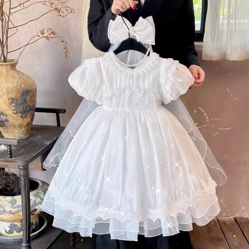 法国Uamtor女童2026夏季新款花童礼服高级感宴会生日party小裙子