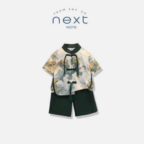 NEXTNO汉服男童套装夏季
