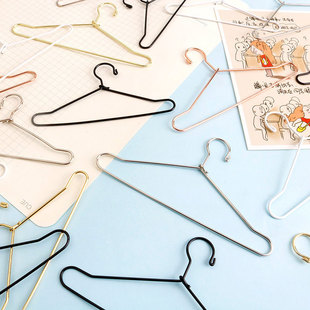 衣架bjd衣架棉花娃娃小布芭比3/4/6/8分ob11迷你娃衣服金属小衣挂