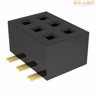 GOLD RCPT 6POS 「CONN D原装 SMD」正品 CLP 0.05 103