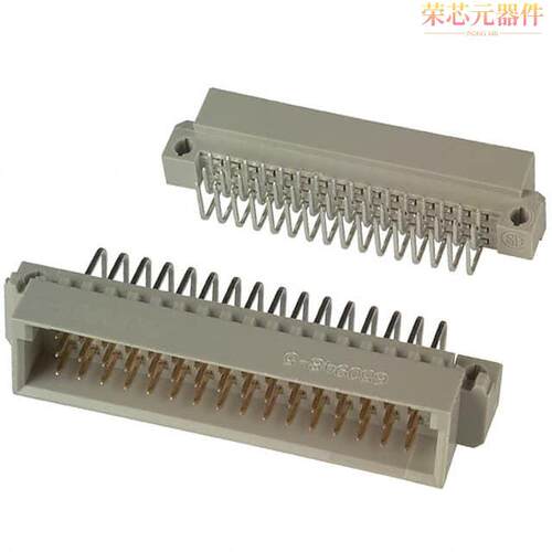 5650948-5原装「CONN DIN PLUG 48POS PCB RA GOLD」正品