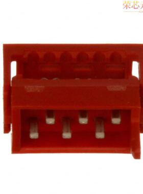 7-215083-6原装「CONN PLUG 6POS IDC 28AWG TIN」正品